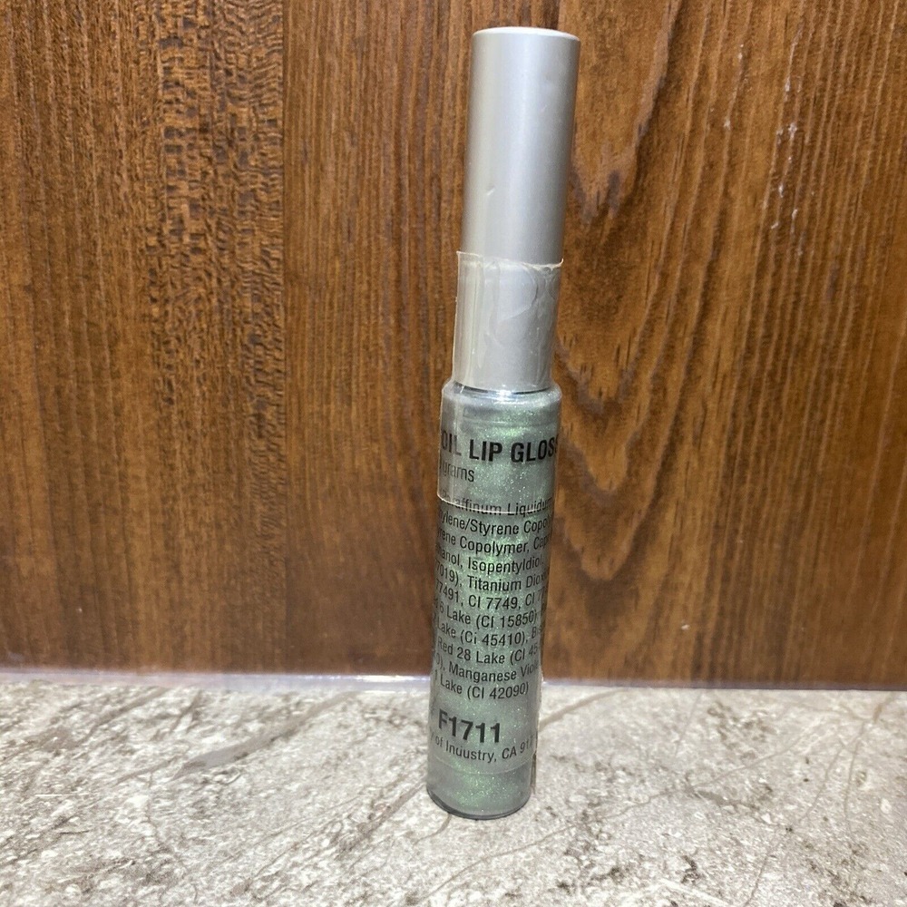 Very Rare Hot Topic Foil Lip Gloss (green‎ Shimmer) New Sealed NOS